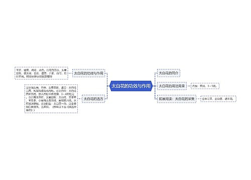 太白花的功效与作用