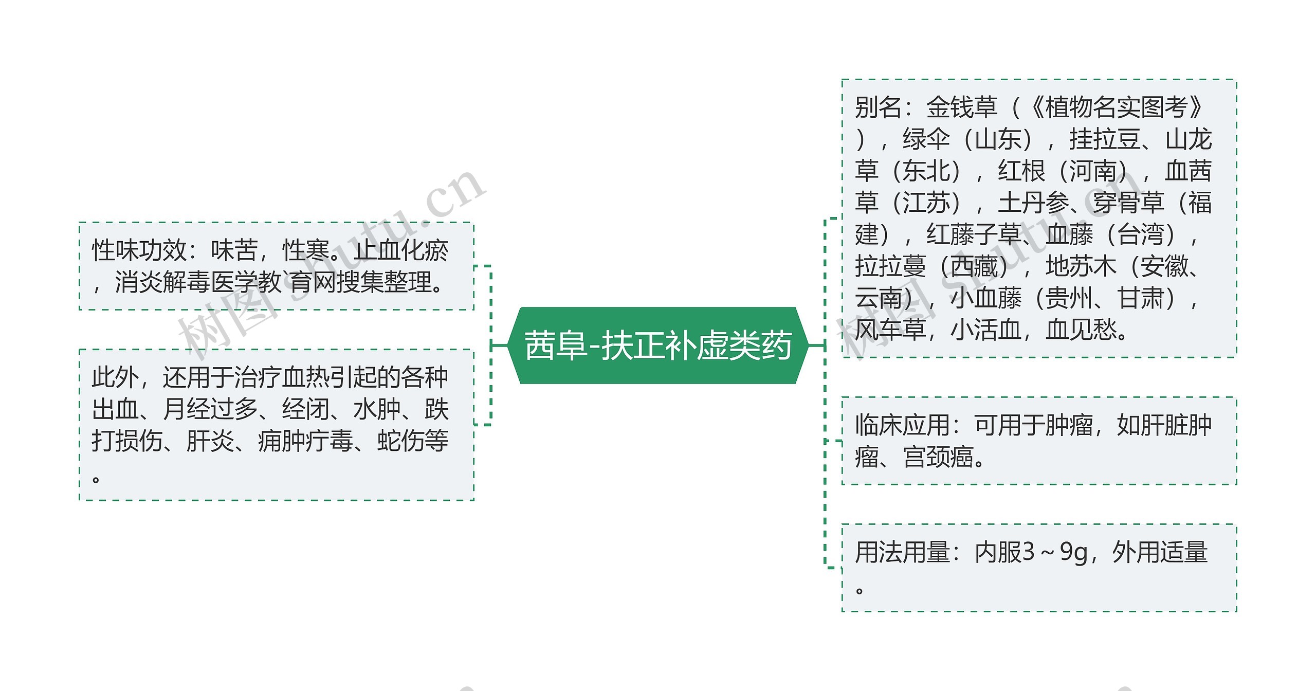 茜阜-扶正补虚类药思维导图