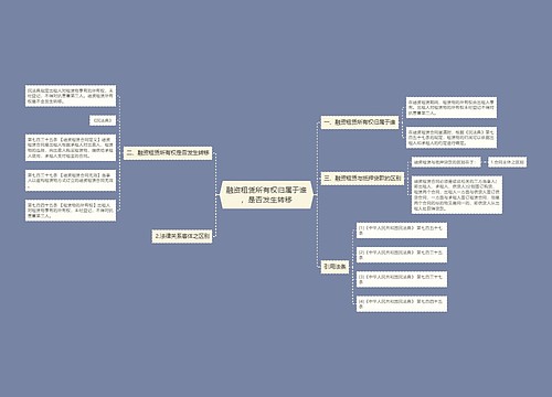 融资租赁所有权归属于谁，是否发生转移