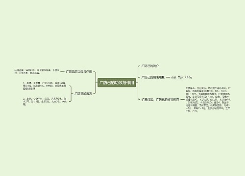 广防己的功效与作用