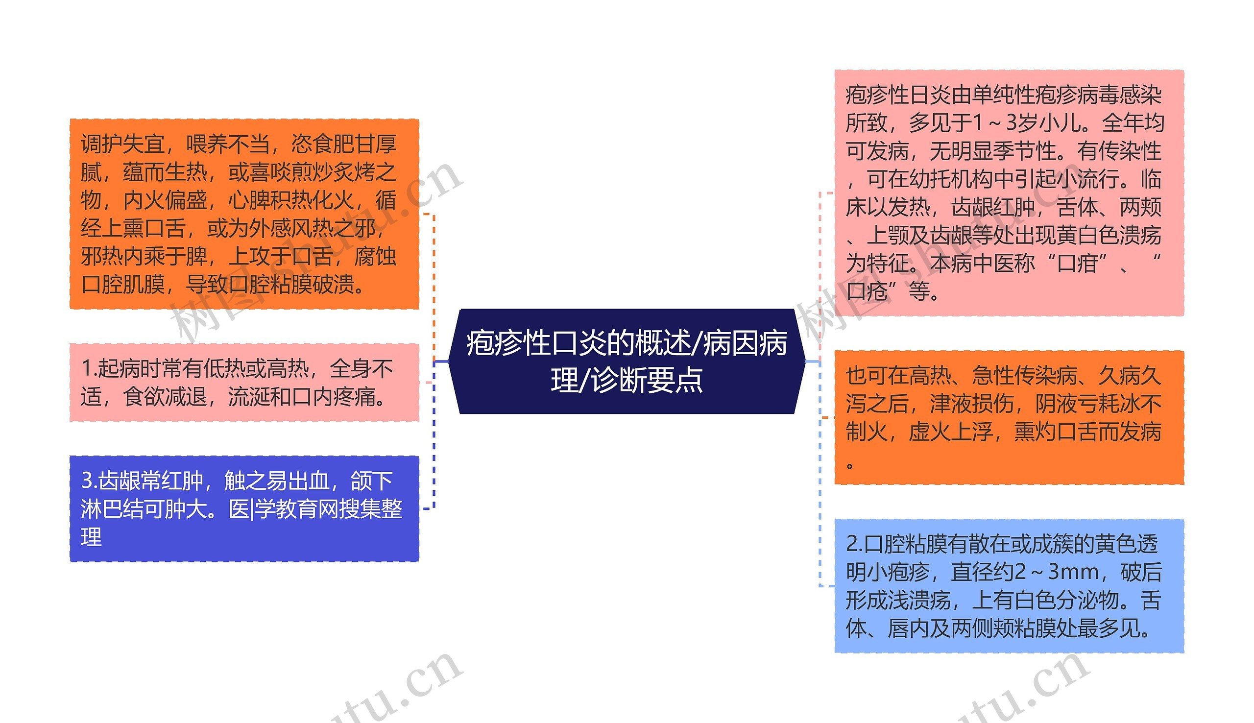 疱疹性口炎的概述/病因病理/诊断要点