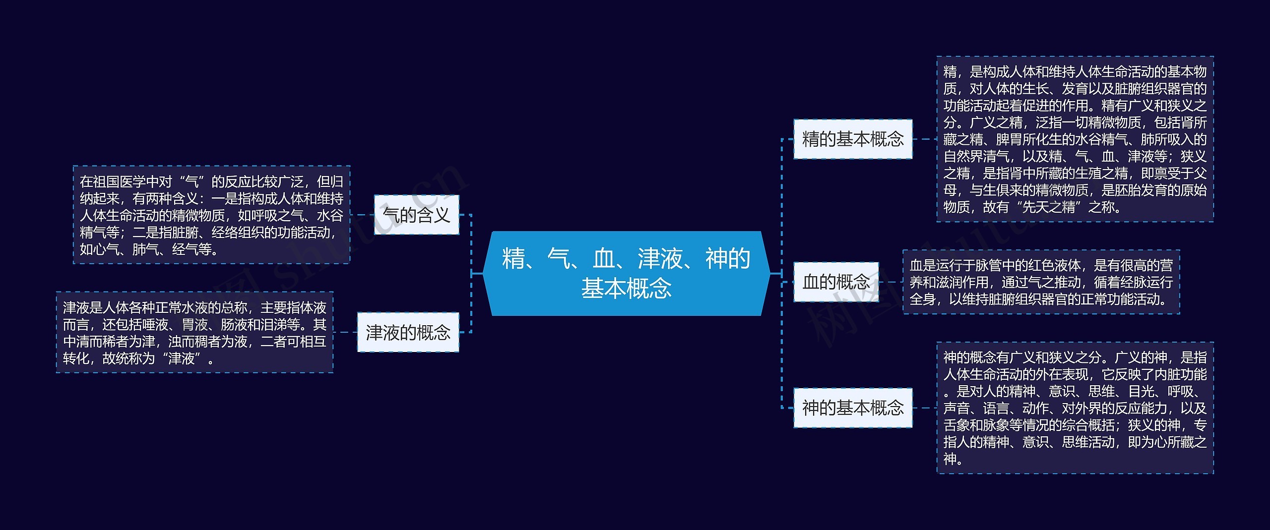 精、气、血、津液、神的基本概念