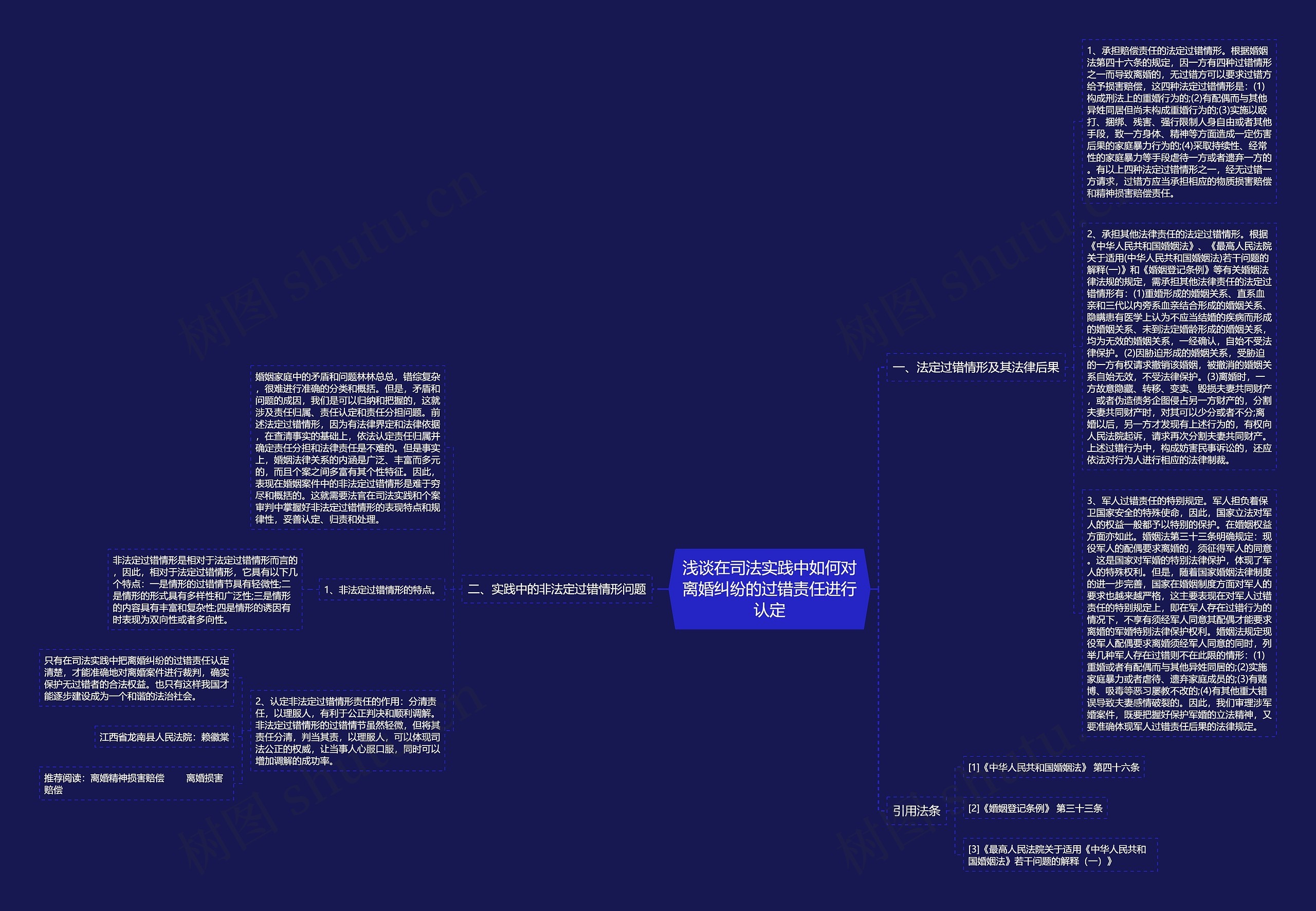 浅谈在司法实践中如何对离婚纠纷的过错责任进行认定 浅谈在司法实践中如何对离婚纠纷的过错责任进行认定