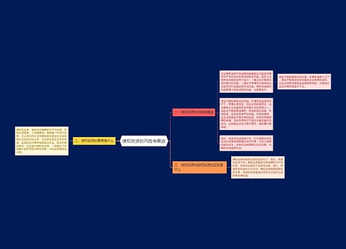 债权投资的风险有哪些