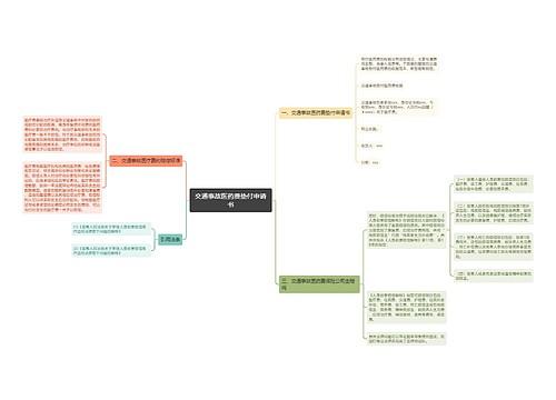 交通事故医药费垫付申请书