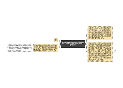 医疗侵权损害赔偿纠纷举证责任 