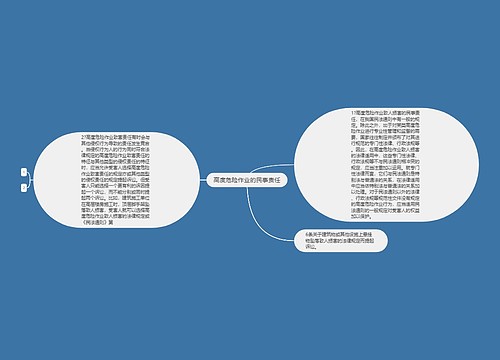 高度危险作业的民事责任