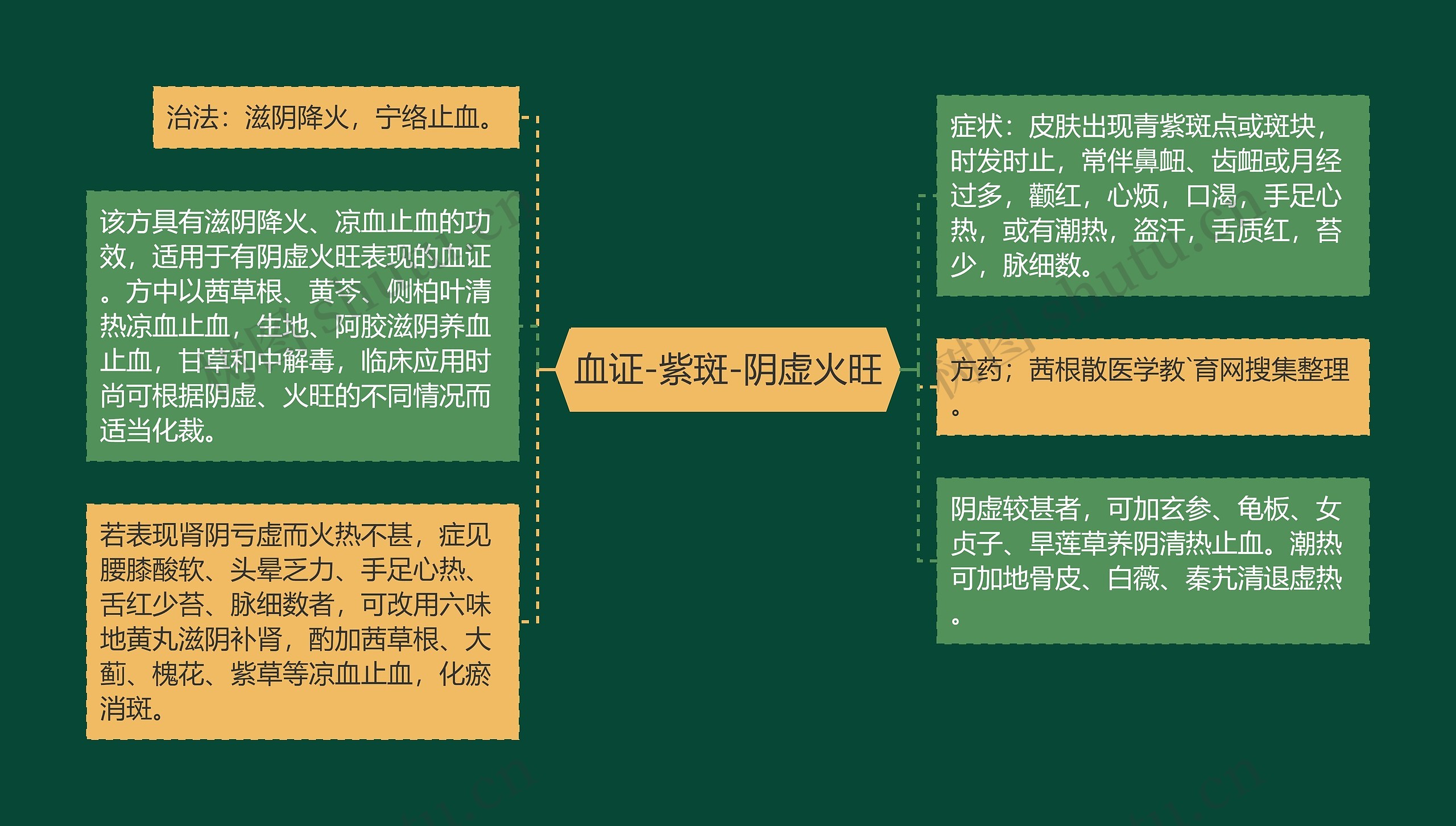 血证-紫斑-阴虚火旺