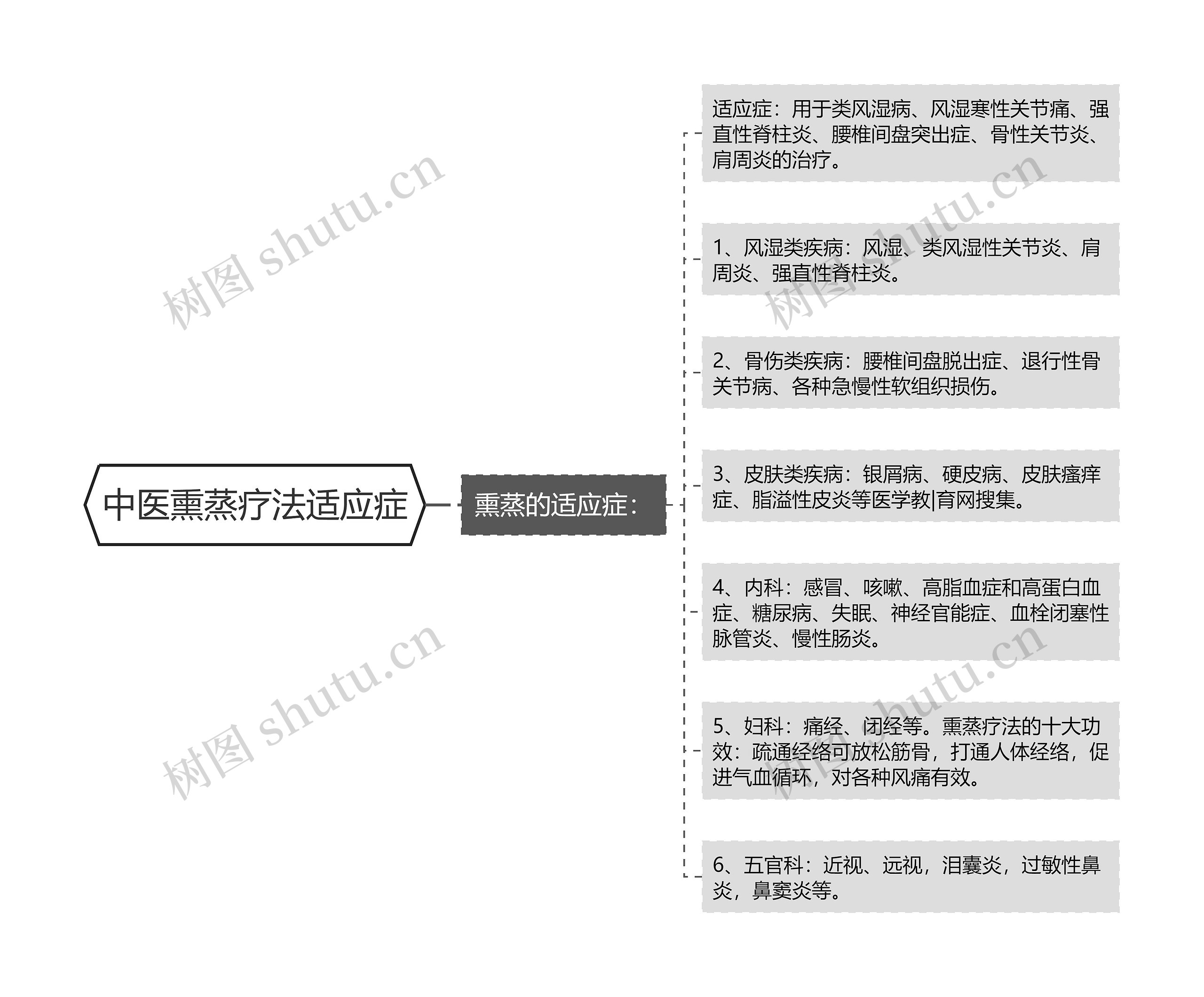 中医熏蒸疗法适应症