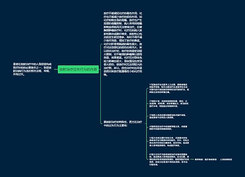 放射治疗过失行为的内容