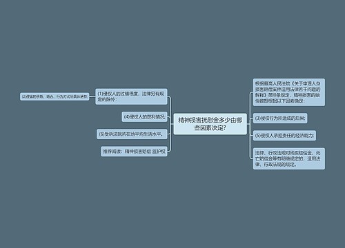 精神损害抚慰金多少由哪些因素决定?