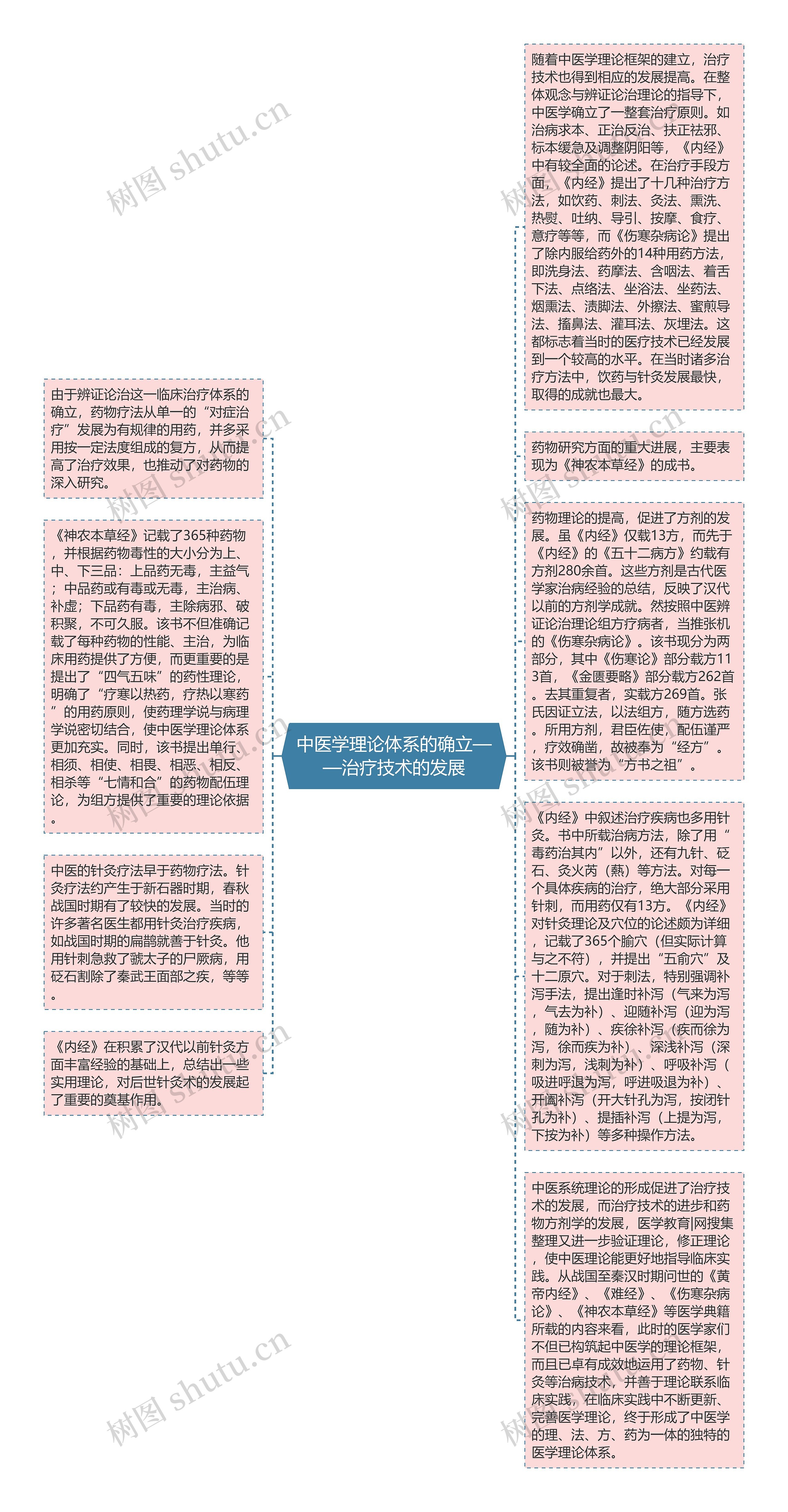 中医学理论体系的确立——治疗技术的发展