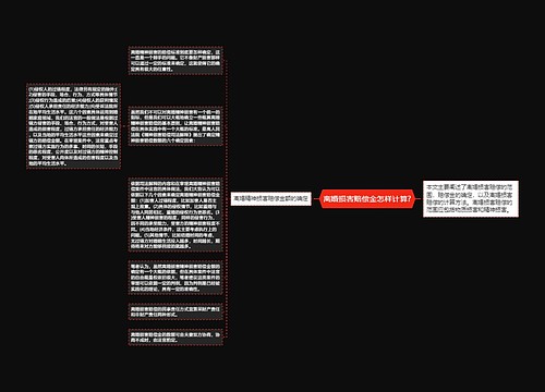 离婚损害赔偿金怎样计算?