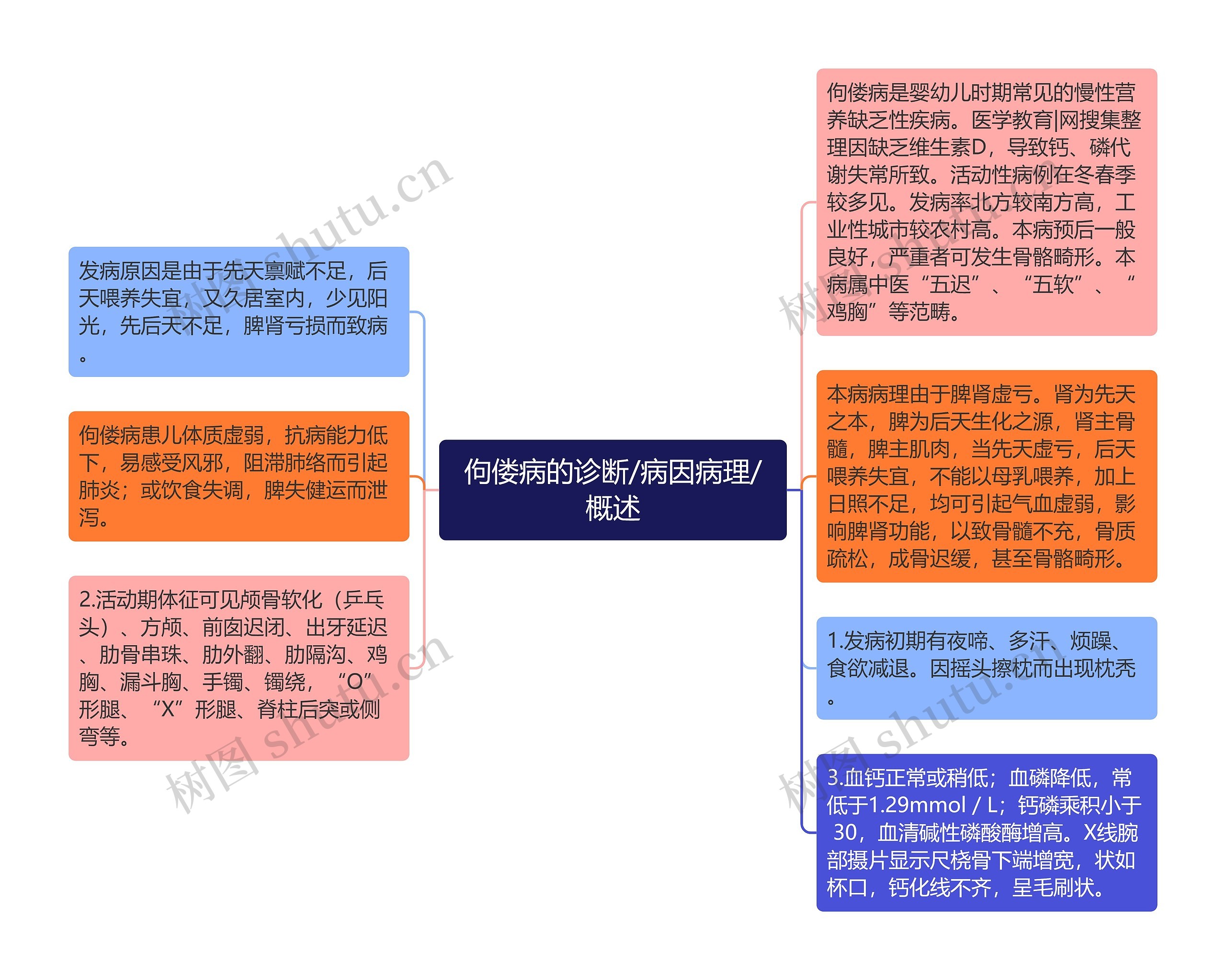 佝偻病的诊断/病因病理/概述