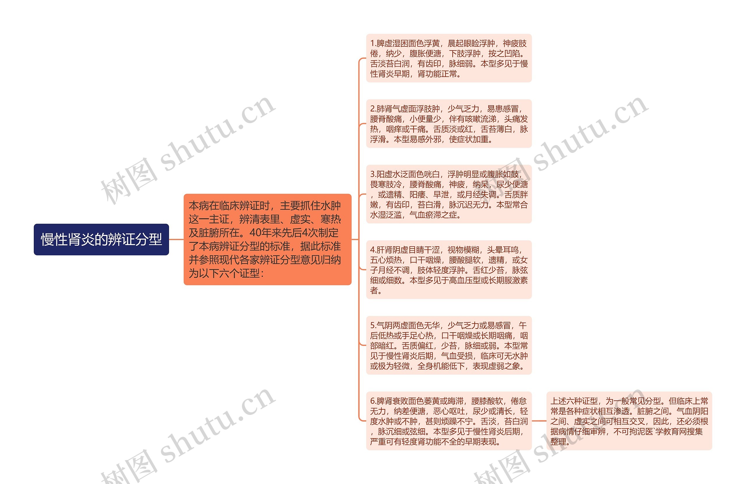 慢性肾炎的辨证分型