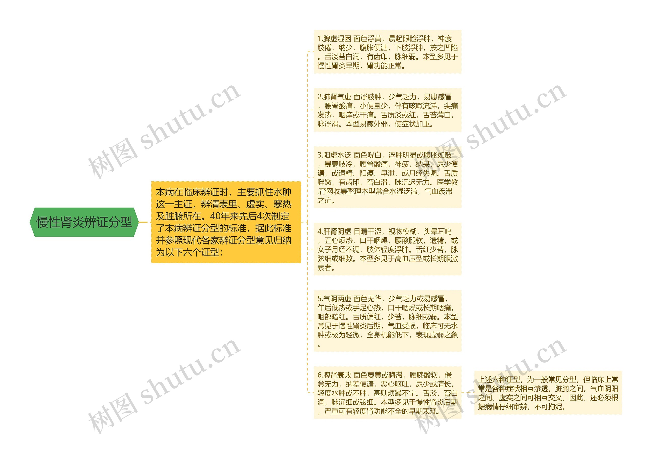 慢性肾炎辨证分型