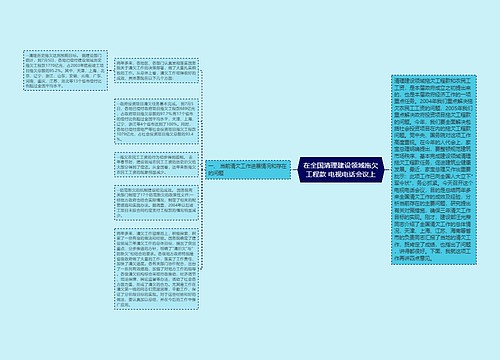 在全国清理建设领域拖欠工程款 电视电话会议上