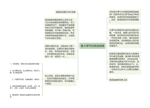 看大便可知肠道健康