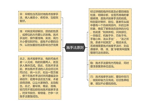 施手法原则