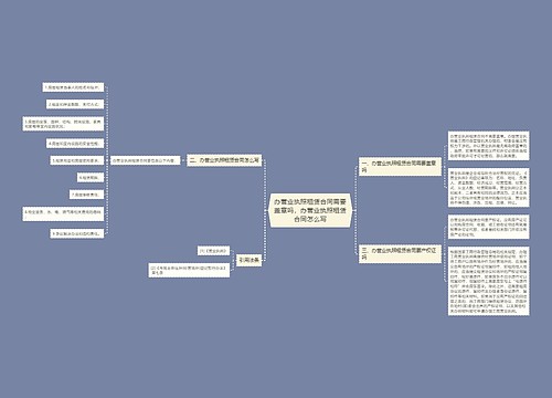 办营业执照租赁合同需要盖章吗，办营业执照租赁合同怎么写