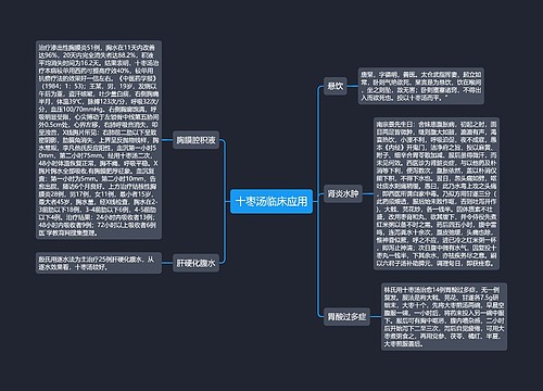 十枣汤临床应用