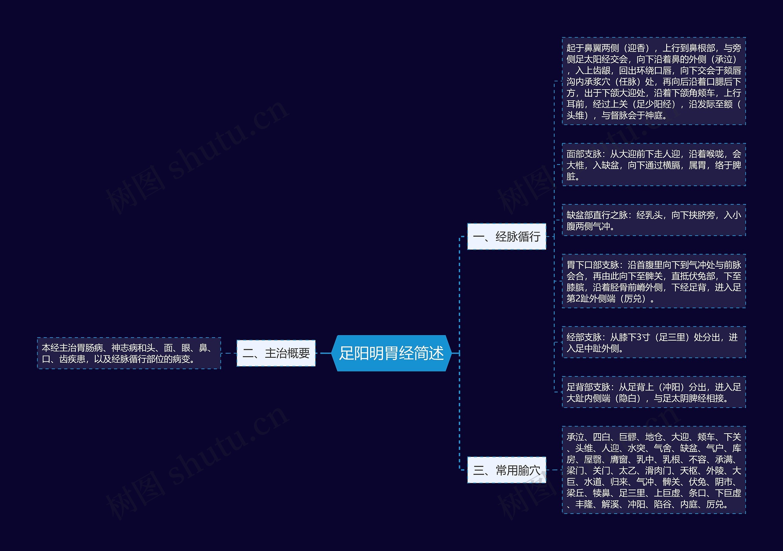 足阳明胃经简述 足阳明胃经简述
