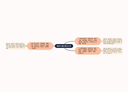 精神分裂症辨证分型