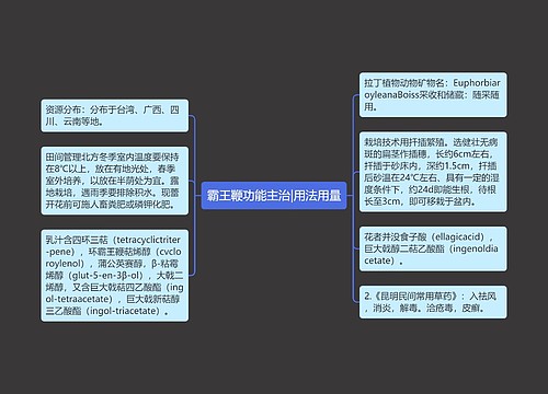 霸王鞭功能主治|用法用量