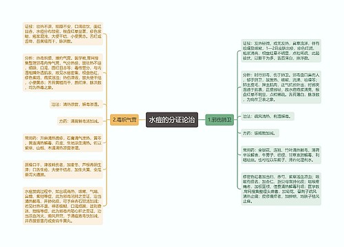 水痘的分证论治