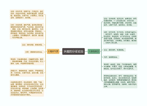 水痘的分证论治