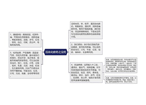 活血化瘀药之没药