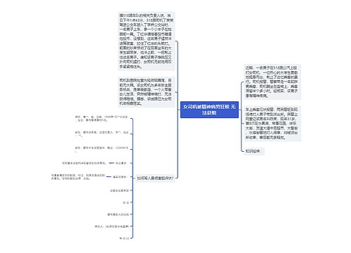 女司机被精神病男狂殴 无法获赔