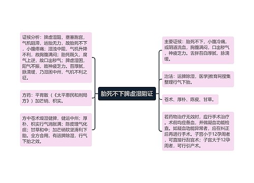 胎死不下脾虚湿阻证