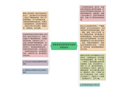 消费者被商家搜身有精神损害赔偿