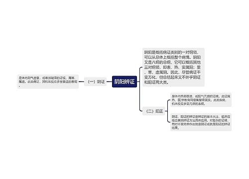 阴阳辨证