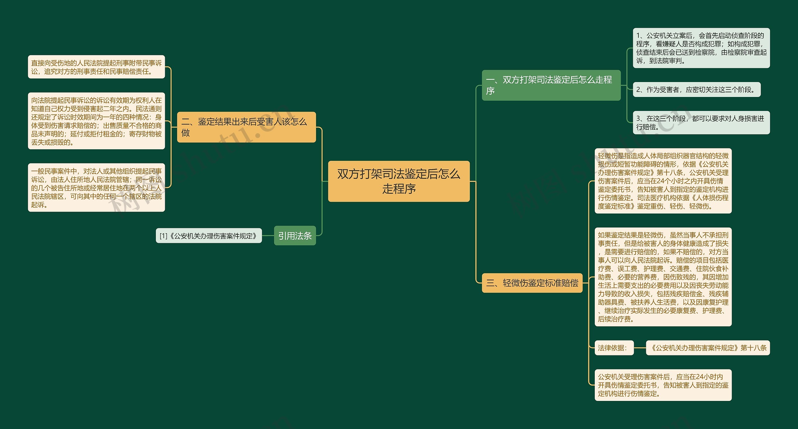 双方打架司法鉴定后怎么走程序