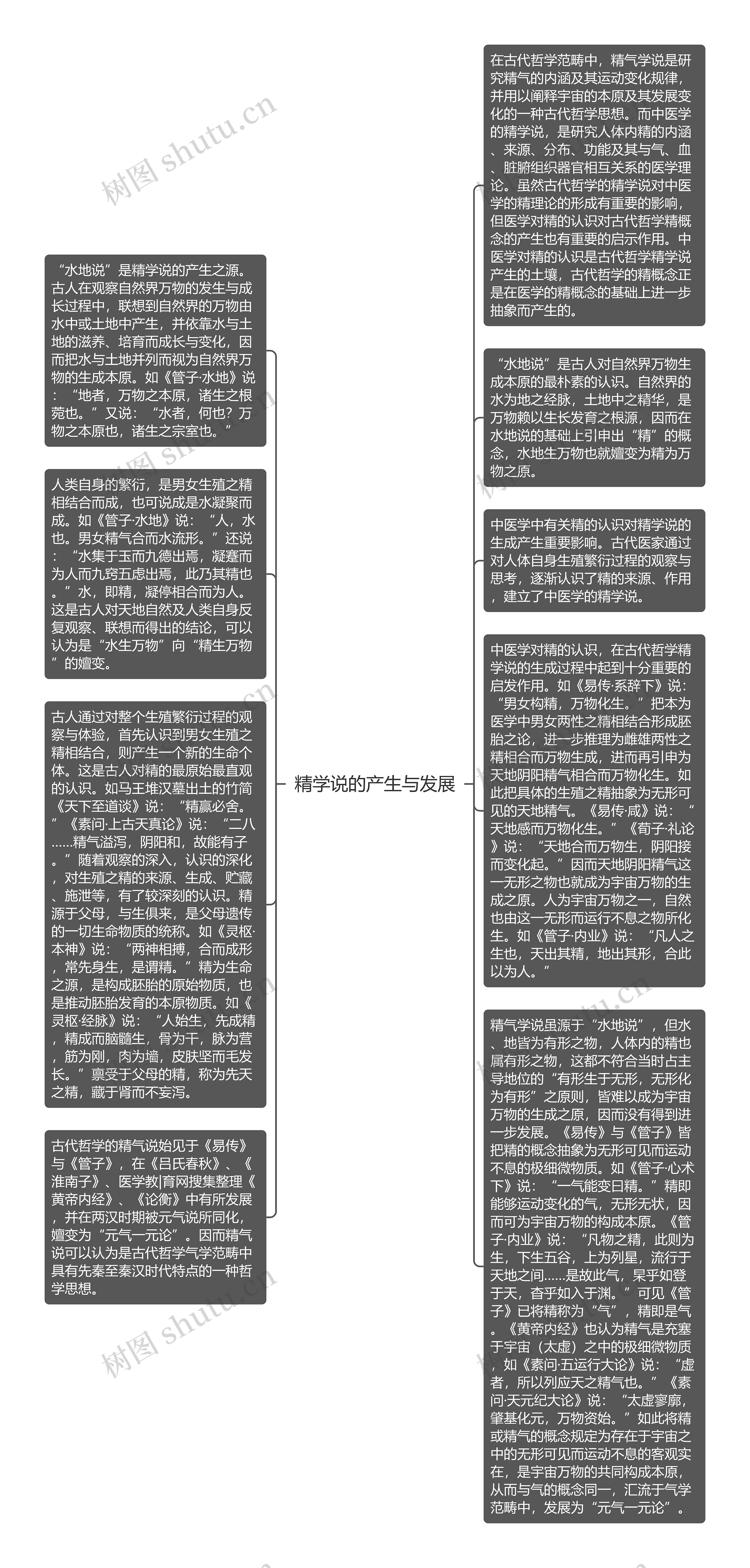 精学说的产生与发展