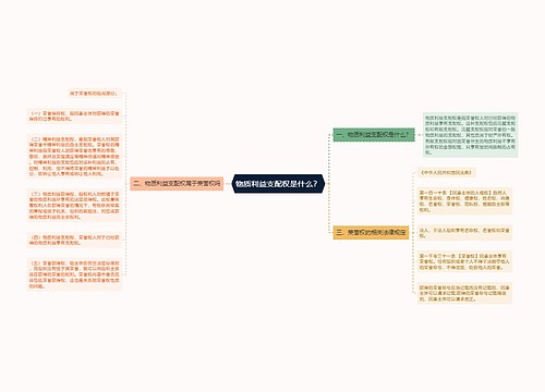 物质利益支配权是什么？