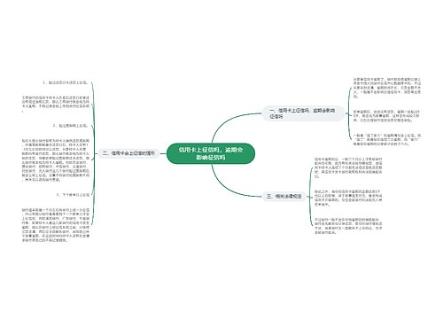 信用卡上征信吗，逾期会影响征信吗