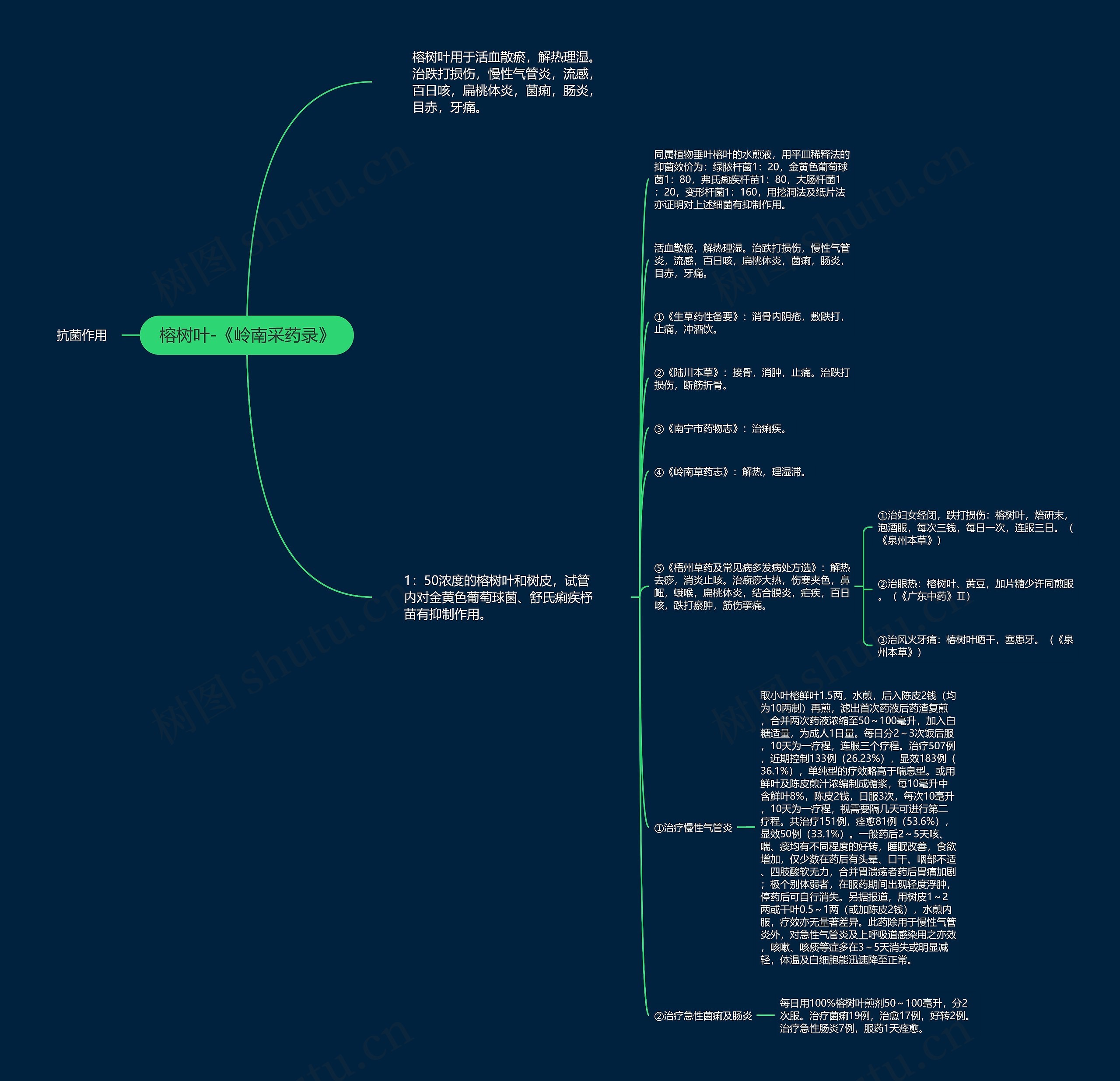 榕树叶-《岭南采药录》 榕树叶-《岭南采药录》