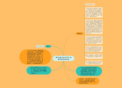 酒后头痛入院半月死亡 家属称医院耽误抢救