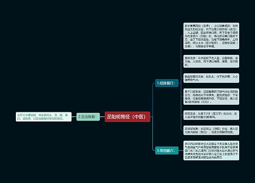 足阳明胃经（中医）