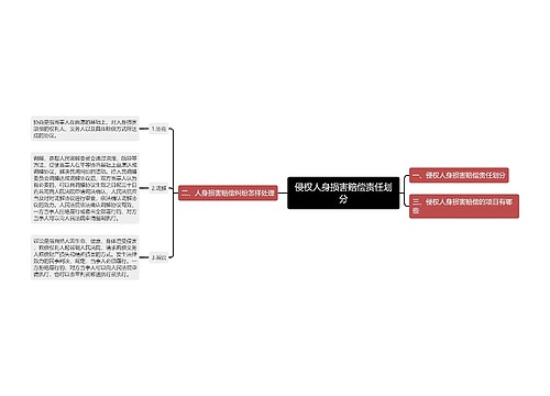 侵权人身损害赔偿责任划分