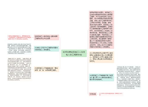 如何注意实际施工人与发包人的工程款纠纷