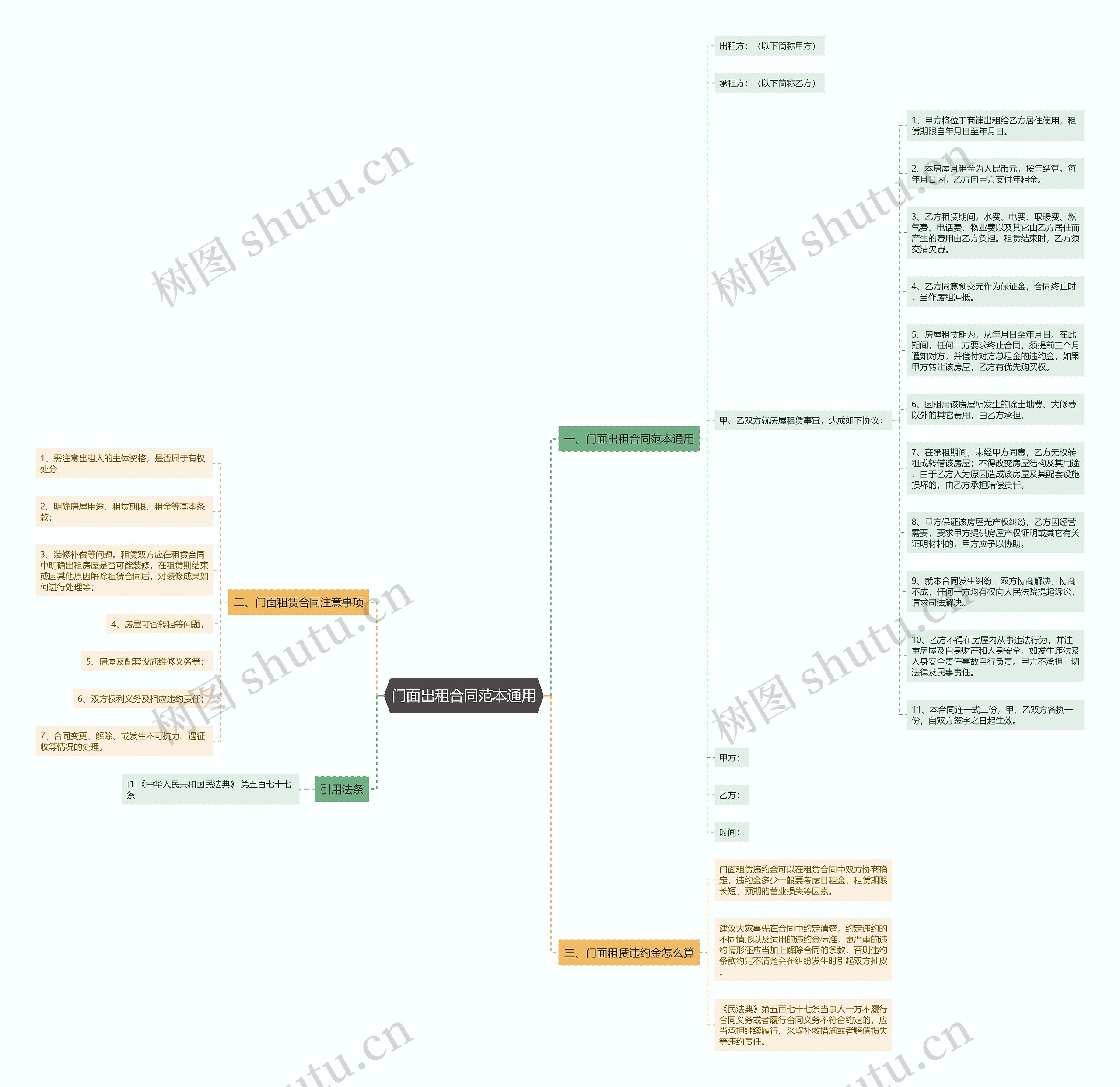 门面出租合同范本通用 门面出租合同范本通用