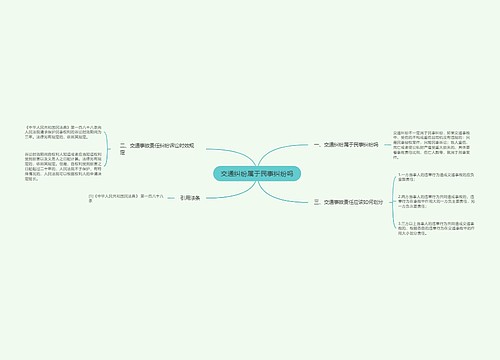 交通纠纷属于民事纠纷吗