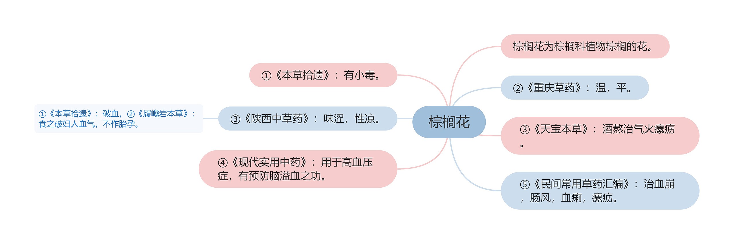 棕榈花思维导图