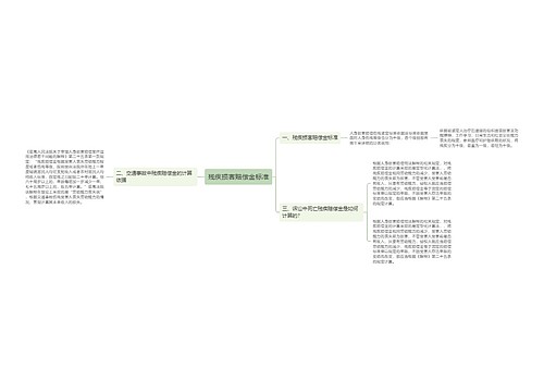 残疾损害赔偿金标准