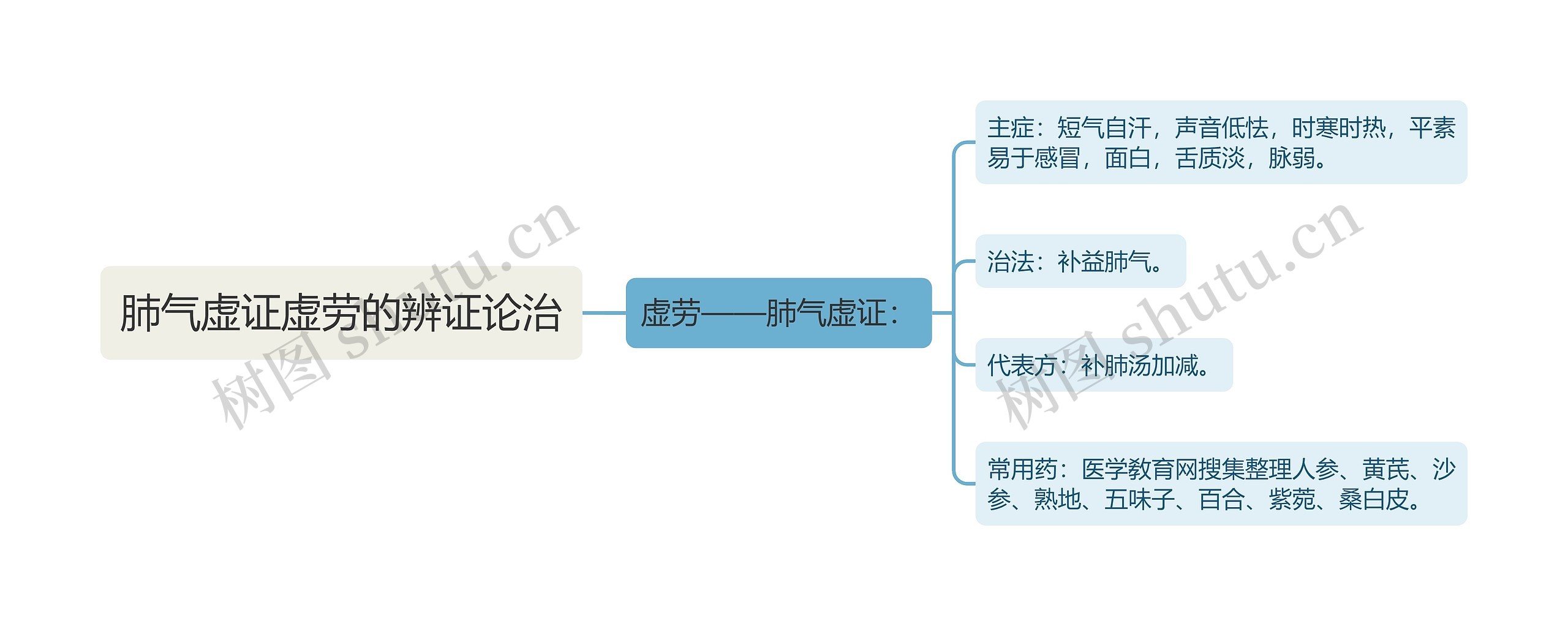 肺气虚证虚劳的辨证论治