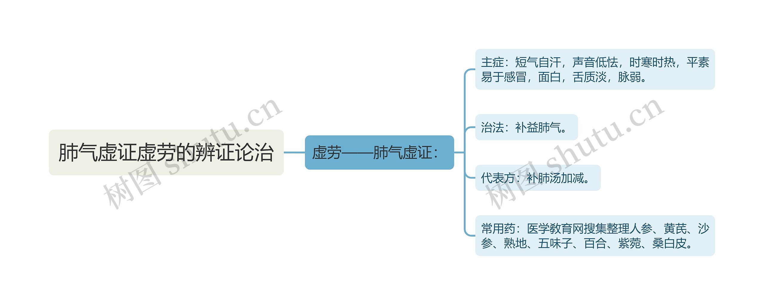 肺气虚证虚劳的辨证论治